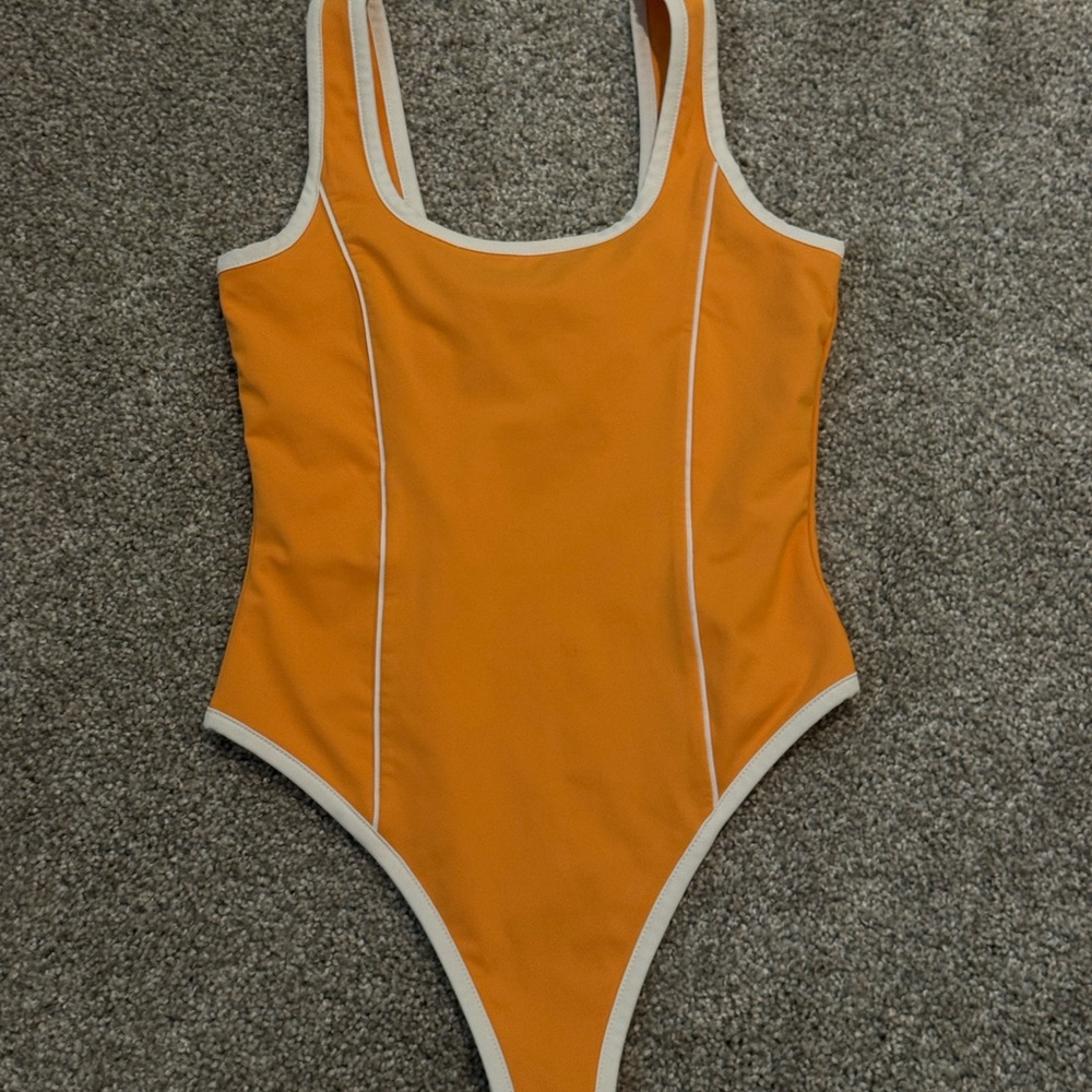 Kittenish Yellow Swimsuit